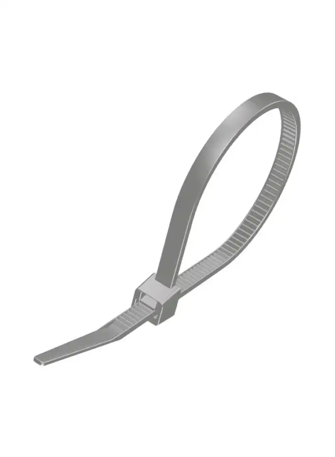 pelēks kabeļu savilcējs 300mm x 4.8mm